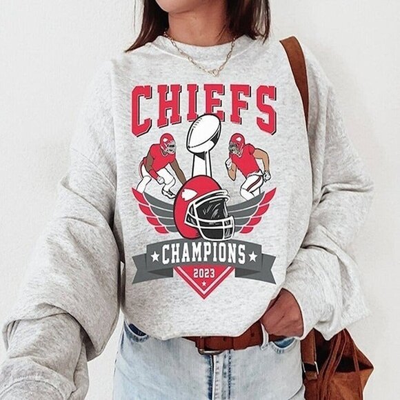 Dominique
B Other - Kansas City Chiefs Super Bowl Sweatshirt Retro NFL Crewneck Retro Fan Gift .